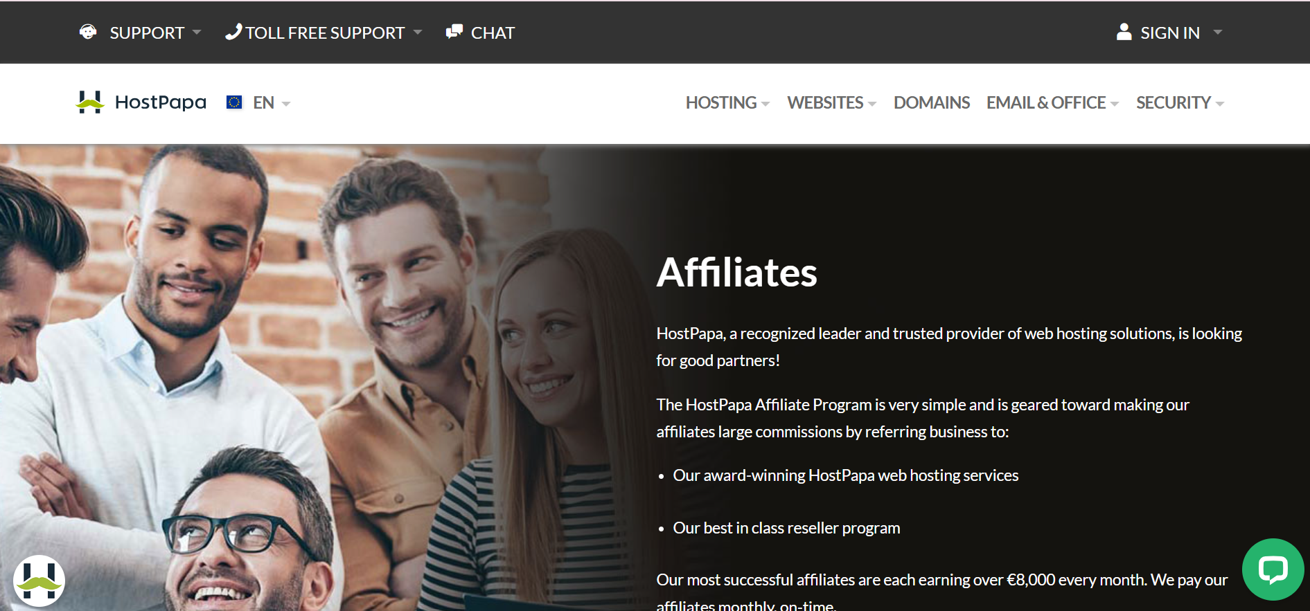 HostPapa Affiliate Program