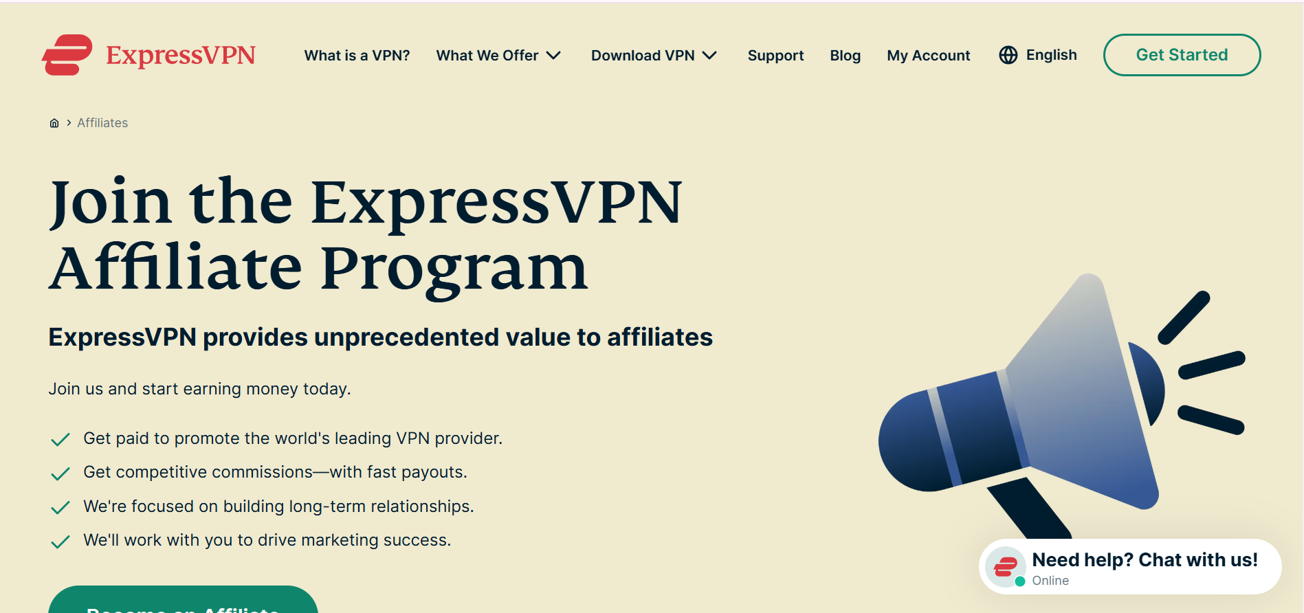 ExpressVPN Affiliate Program