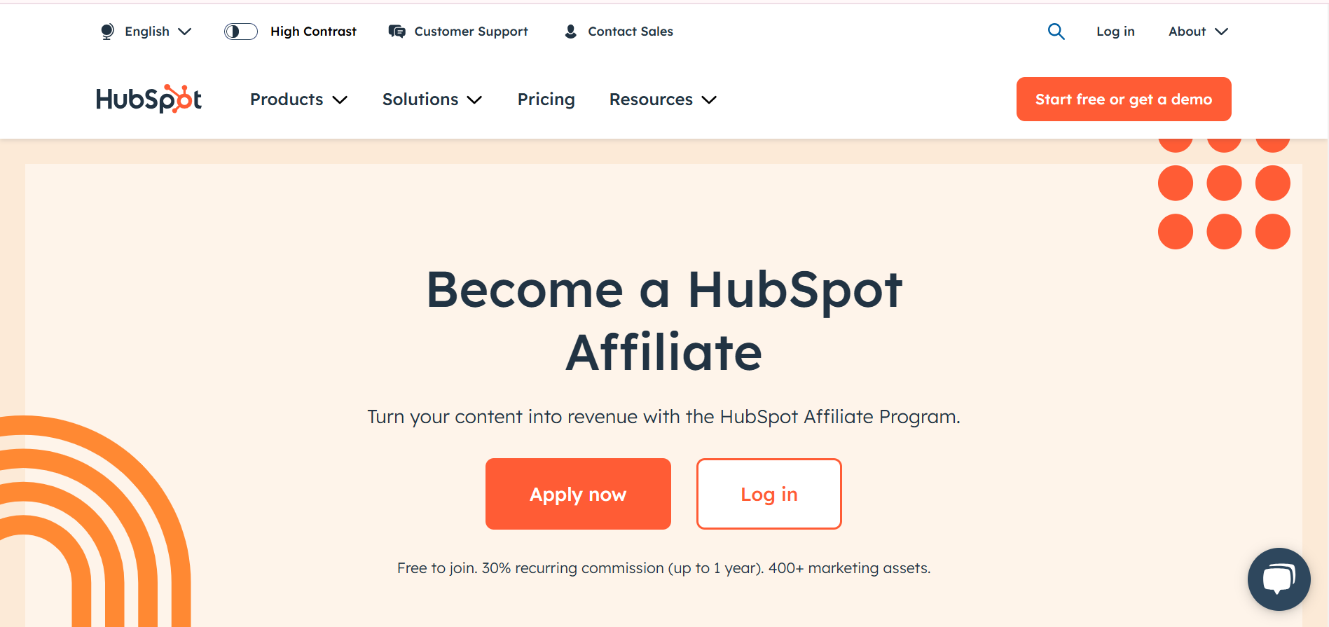 HubSpot Affiliate