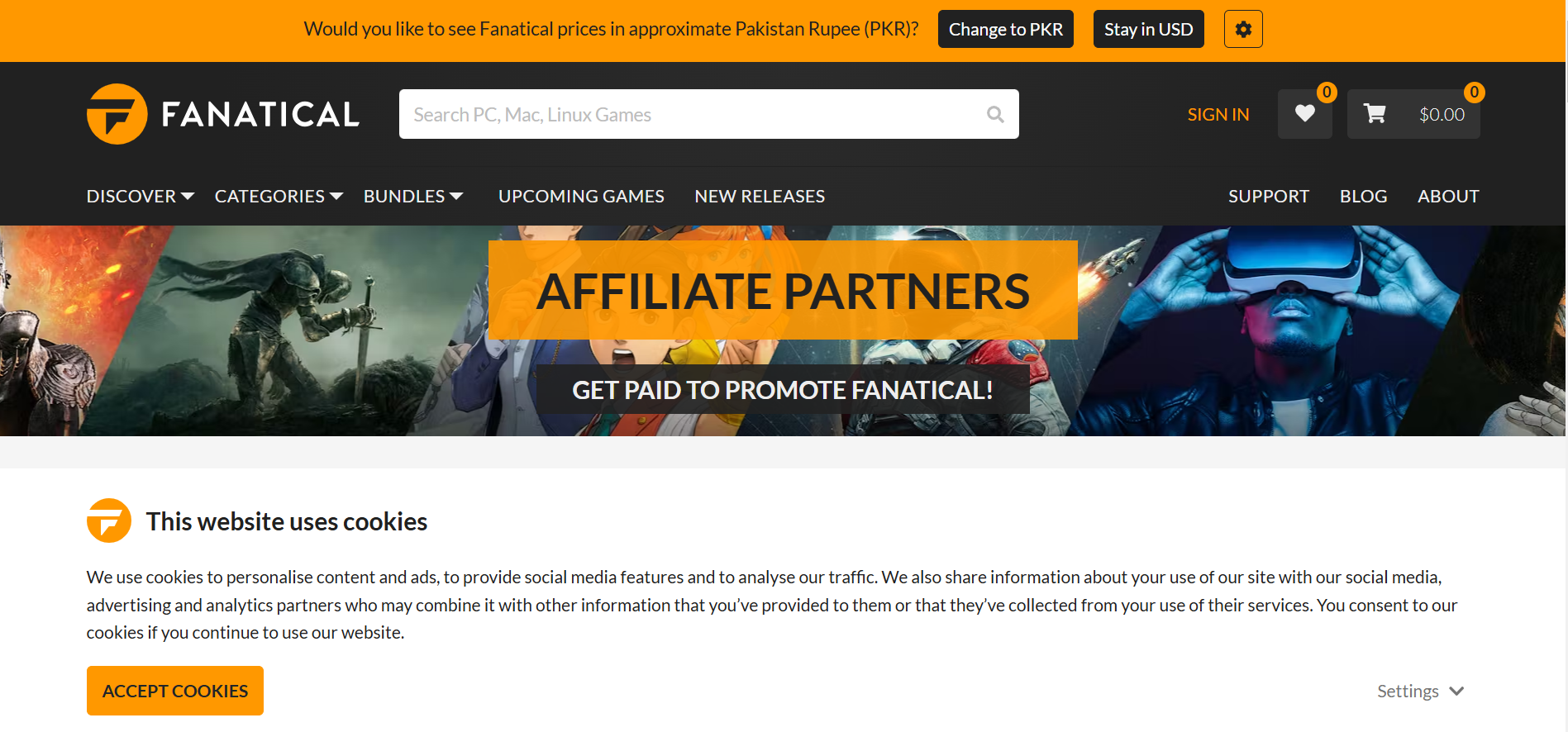 Fanatical Affiliate Program