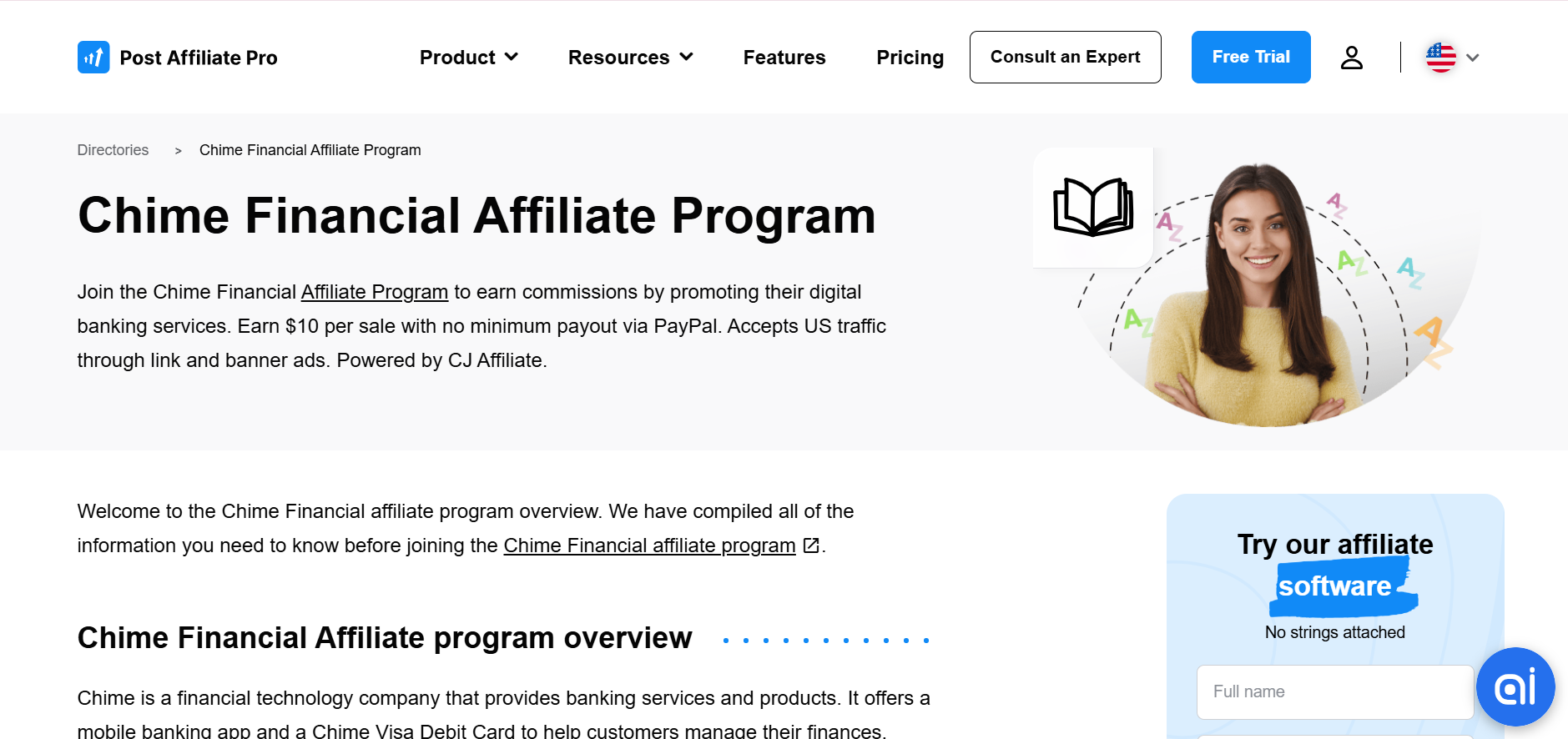 Chime Affiliate Program