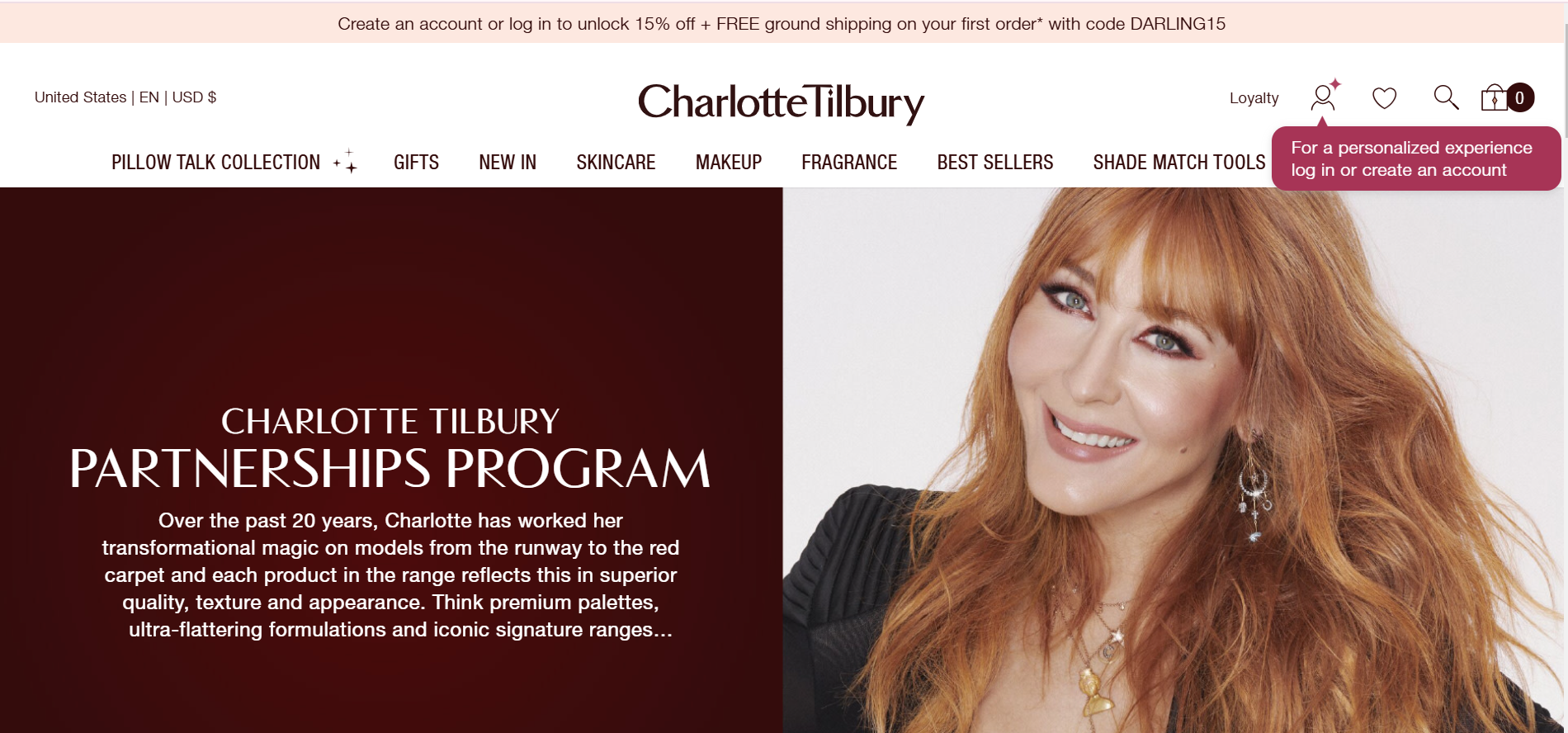 Charlotte Tilbury Affiliate Program