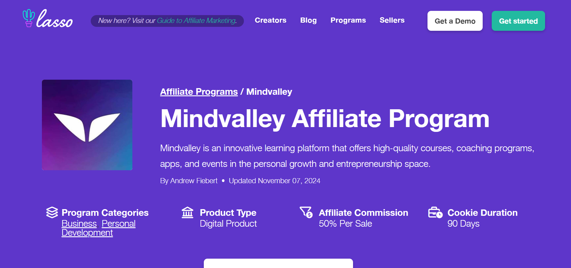 Mindvalley Affiliate Program