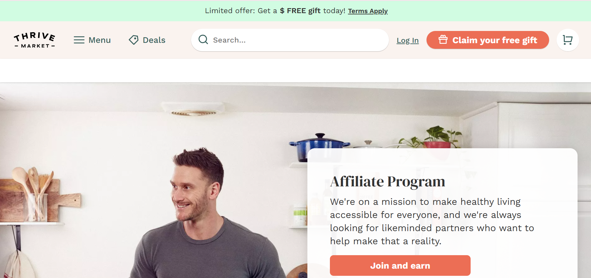 Thrive Market Affiliate Program