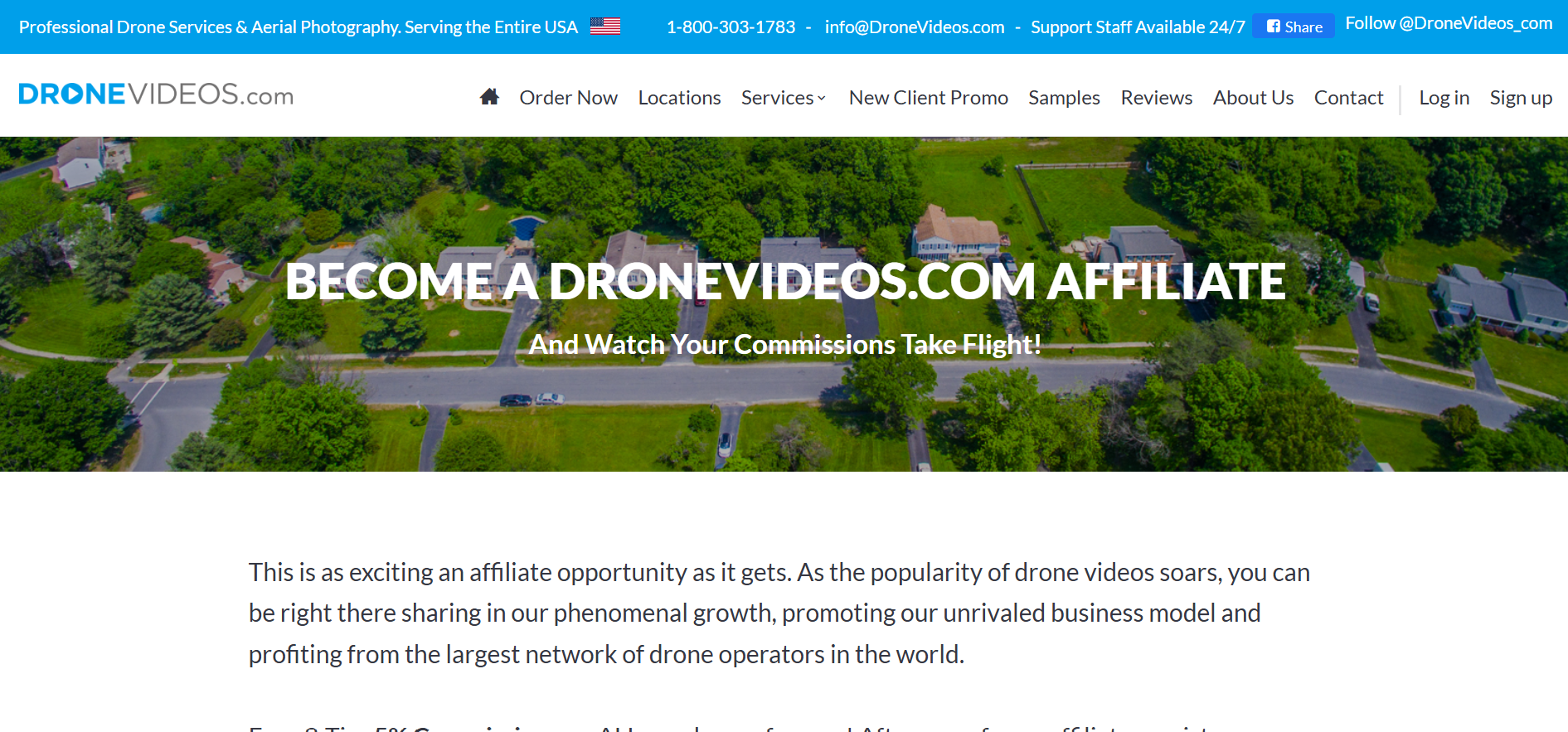 DroneVideos.com Affiliate Program