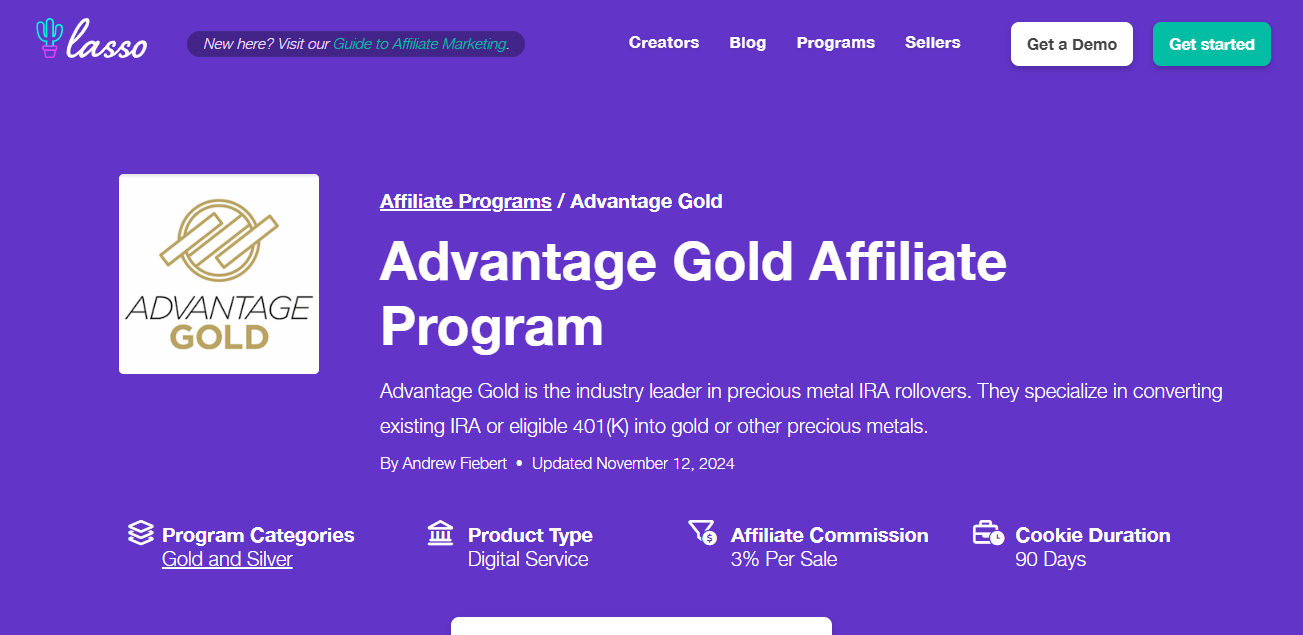 advantage gold