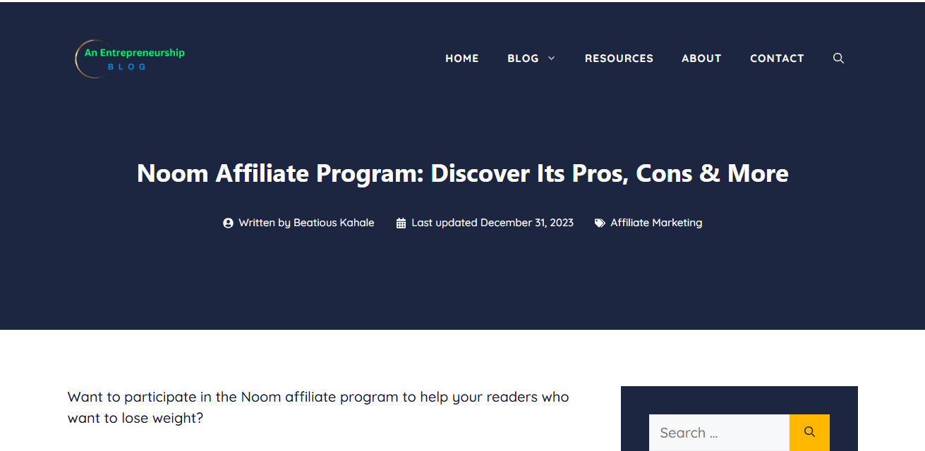 noom affiliate